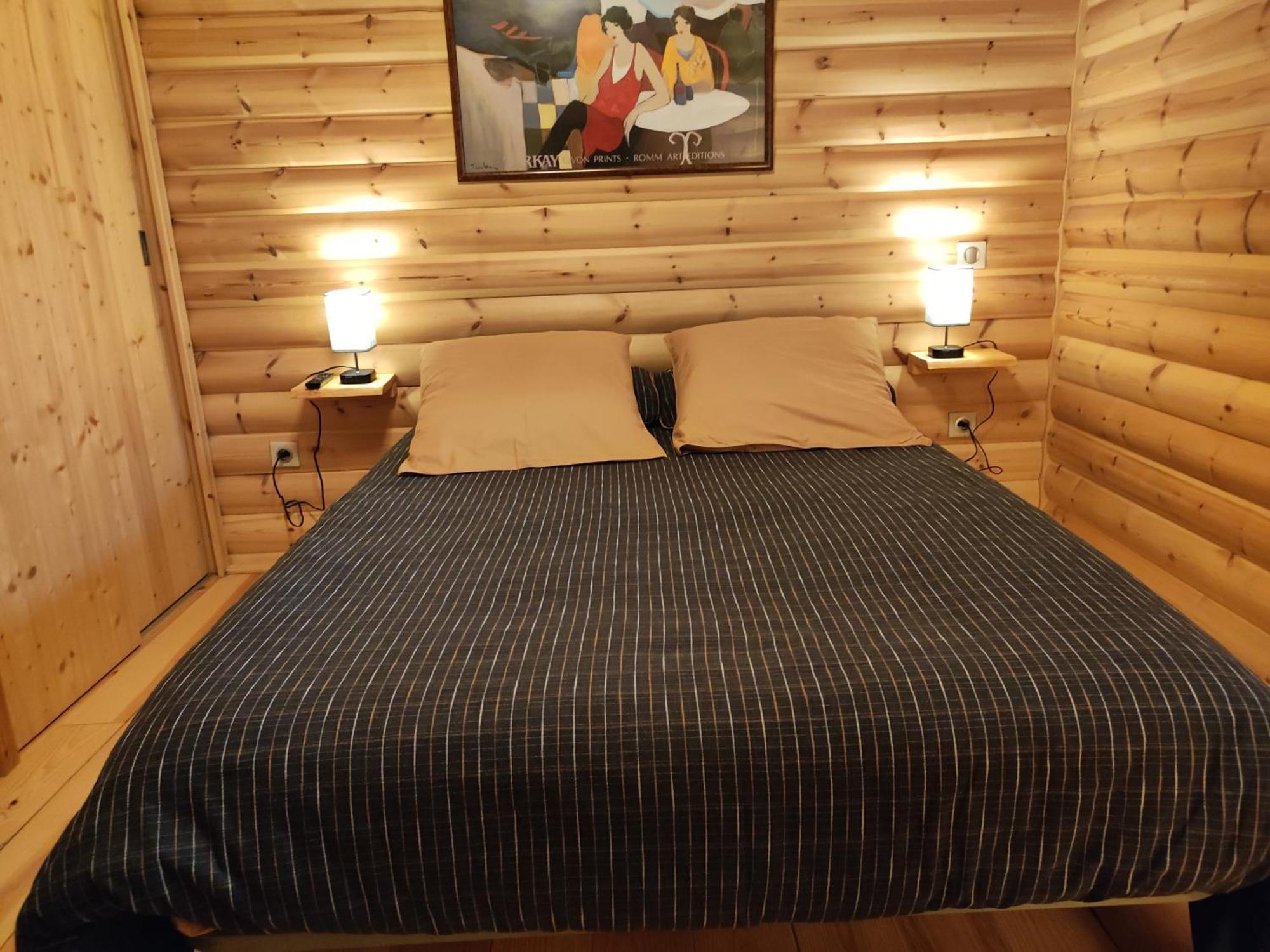 Chalet Les Sorbiers Egat Ruang foto